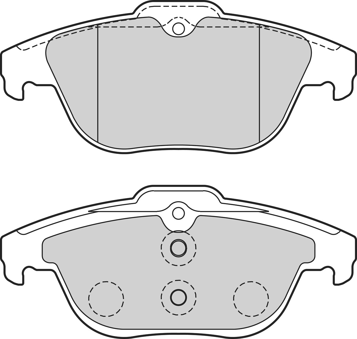 Jogo de 4 pastilhas de travão VALEO ref. 302738